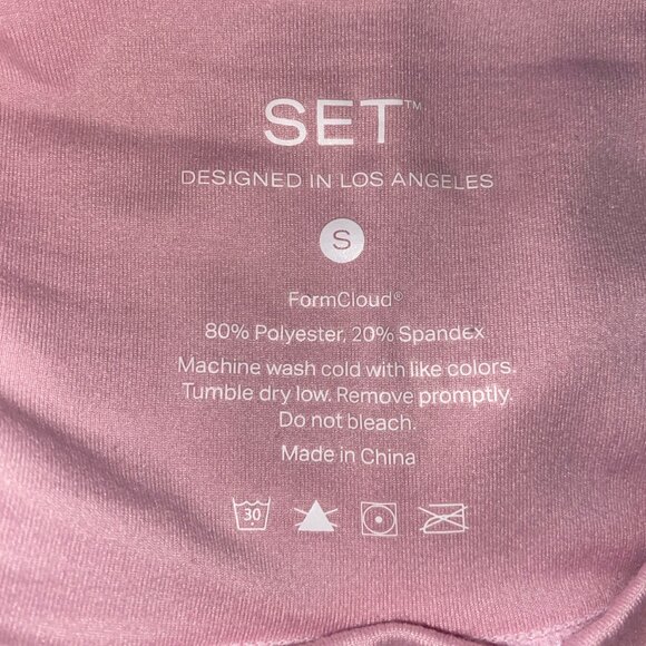 Set Active Formcloud Cloud Shorts - Cowgirl Pink Small NWT - Picture 6 of 7